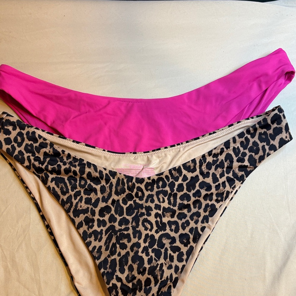 Leopard Print Bikini Bottoms
